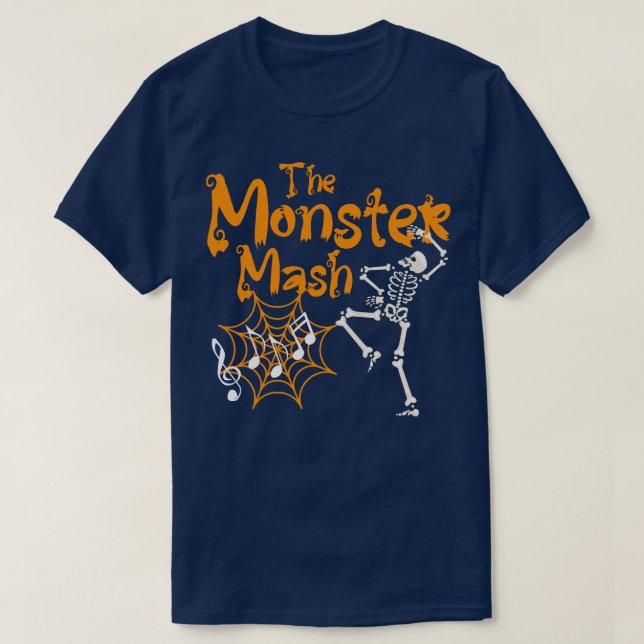 The Monster Mash Halloween Party T-Shirt (Design Front)