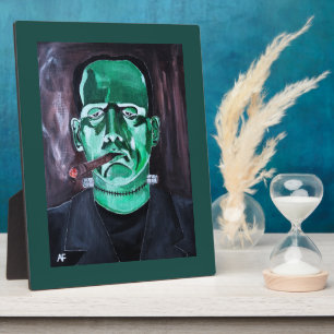 The Monster Painting by Alfred Fox Plaque