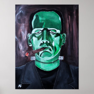 The Monster Painting by Alfred Fox Poster