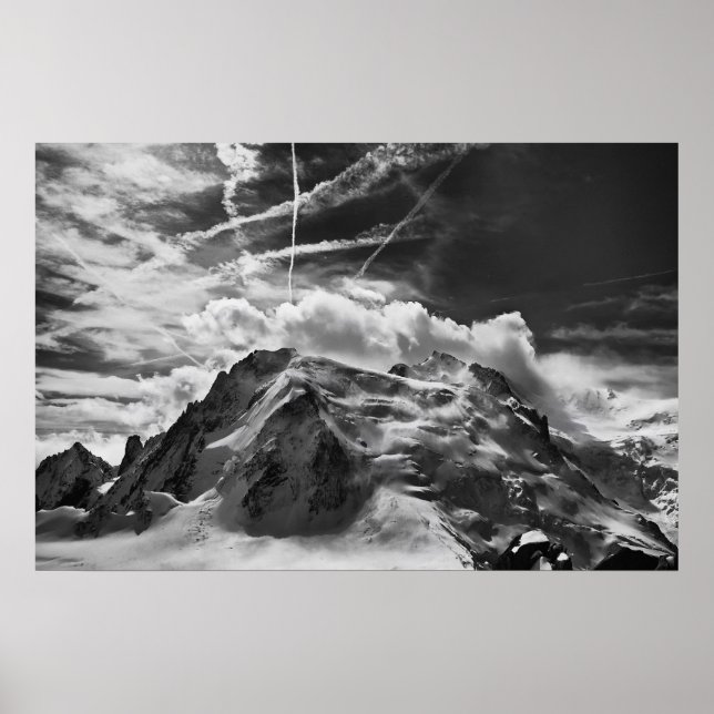 The Mont Blanc du Tacul seen from the Aiguille du Poster (Front)