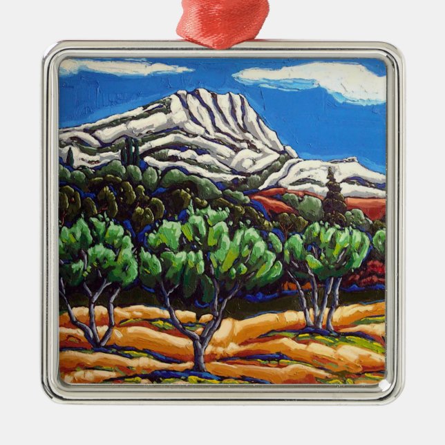 The Mont Sainte Victoire Ornament (Front)