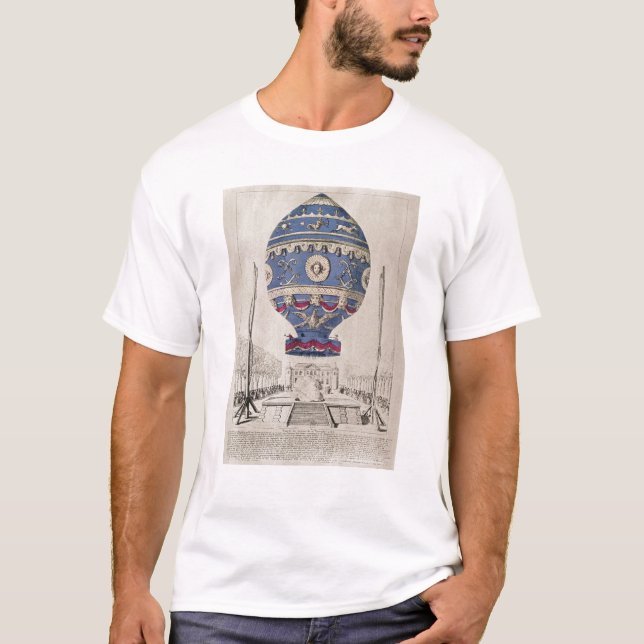 The Montgolfier Brothers' Balloon Experiment T-Shirt (Front)
