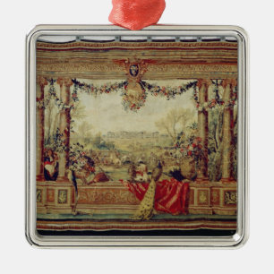 The Month of April/ Chateau of Versailles Metal Tree Decoration