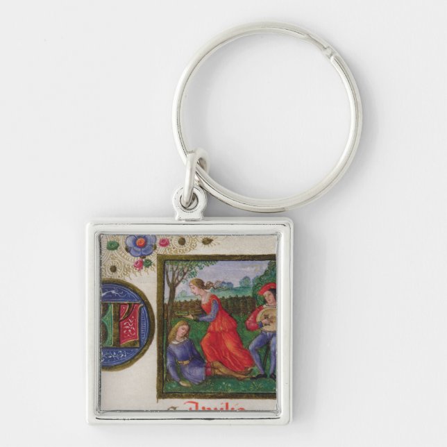 The Month of April: In the Meadows Key Ring (Front)