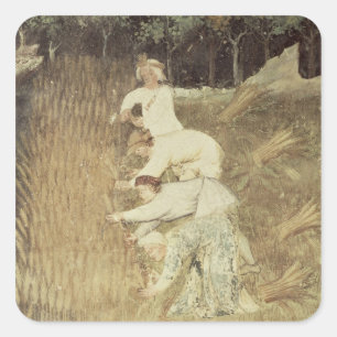 The Month of August Square Sticker