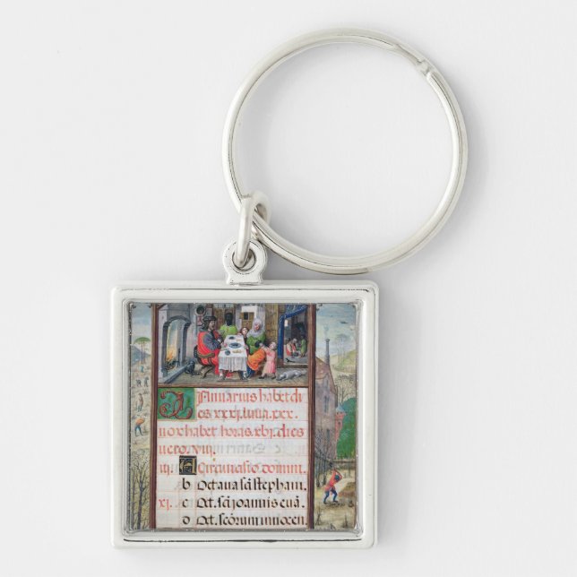 The month of January Key Ring (Front)