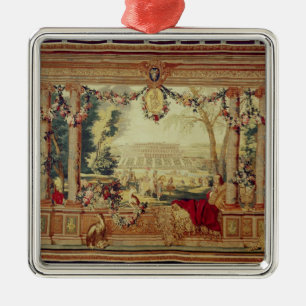 The Month of May/ Chateau of Metal Tree Decoration