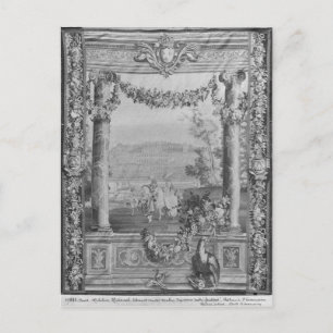 The Months or Royal Residences' tapestry Postcard