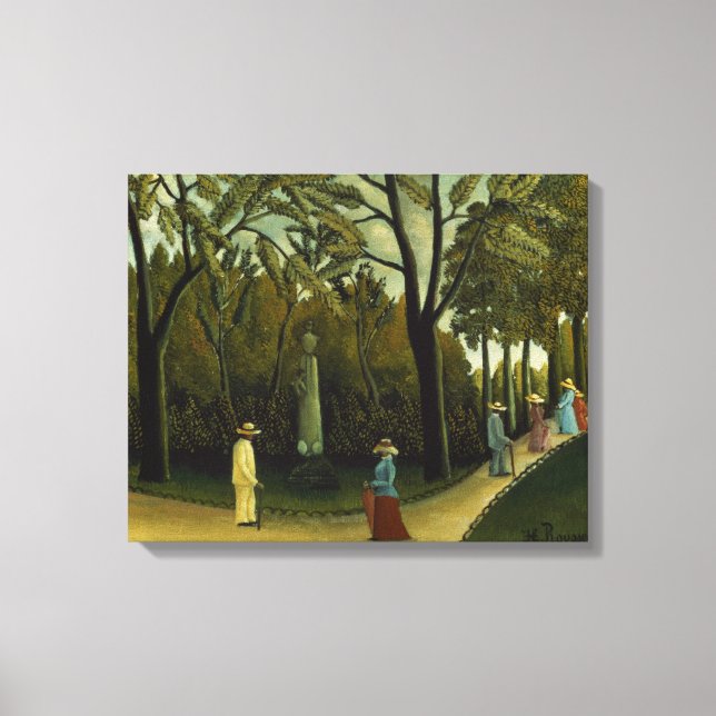 The Monument to Chopin Canvas Print (Front)
