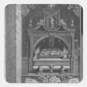 The Monument to Henry II and Richard I Square Sticker