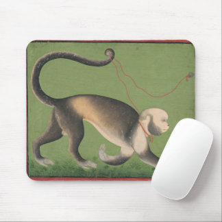 "The Monumental Portrait of a Monkey" Vintage Art Mouse Mat