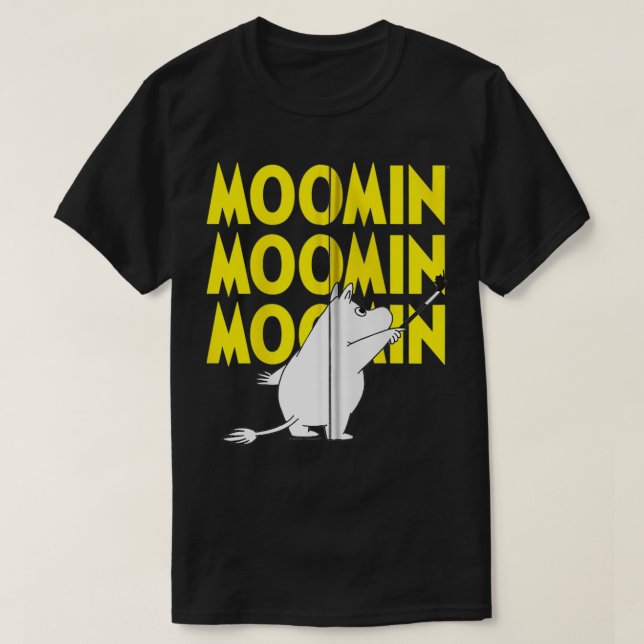 The Moomins Moomin Painting Zip  T-Shirt (Design Front)