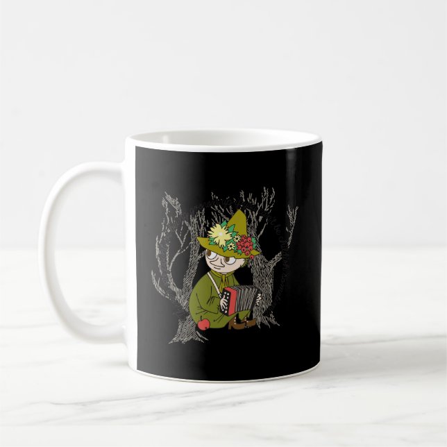 The Moomins Snufkin With Accordion Coffee Mug (Left)