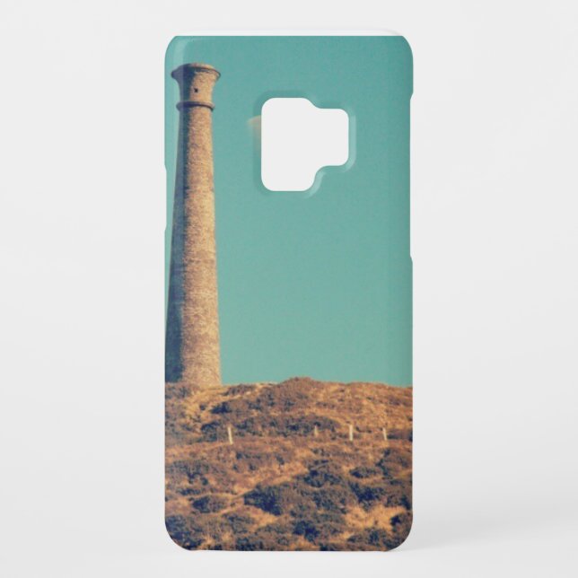 The Moon and a Tower: Aberystwyth Case-Mate Samsung Galaxy Case (Back)
