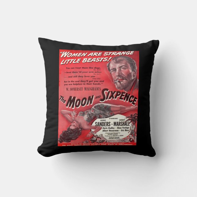 The Moon and Sixpence Cushion (Front)