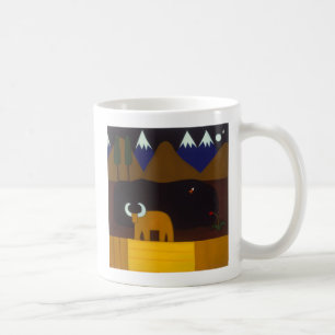 The Moon and the Bull in the Peruvian Mountains Coffee Mug