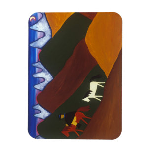 The Moon and the Puma Saying Goodbye to the Magnet