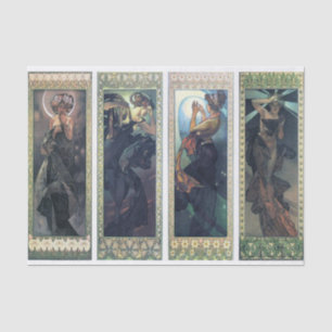 The Moon and the Stars by Alphone Mucha Tissue Pap Tissue Paper