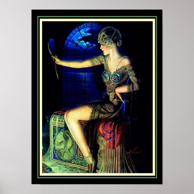 "The Moon and You" by Gene Pressler 12 x 16 Poster (Front)