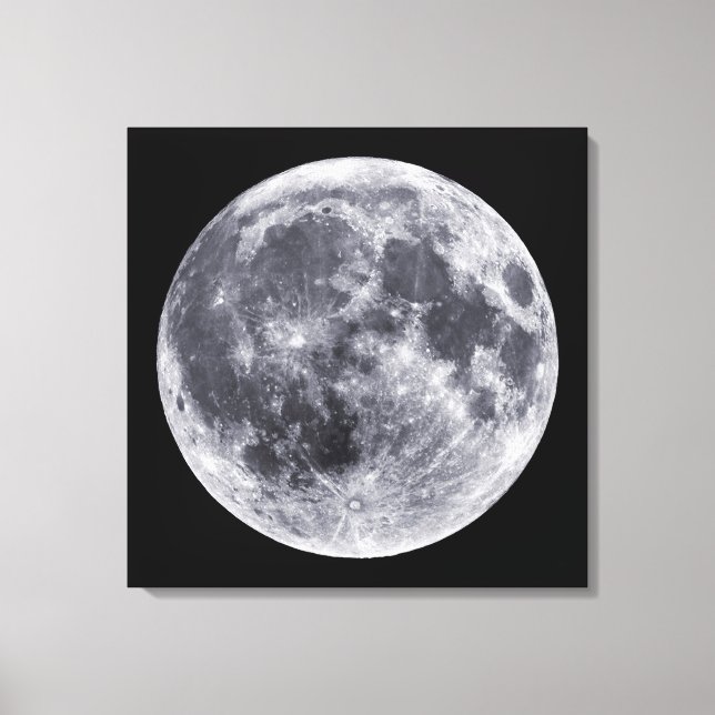 The Moon Canvas Print (Front)