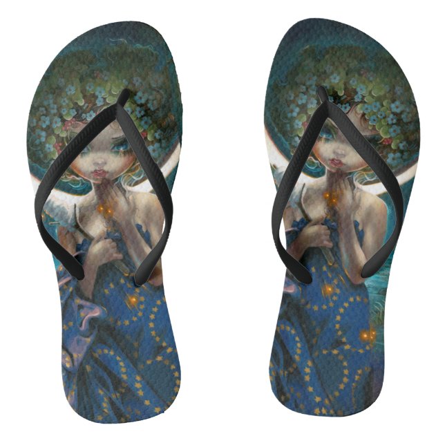 "The Moon" Flip Flops (Footbed)