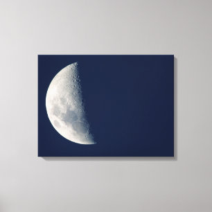 The Moon From Howick, Kwazulu-Natal Canvas Print