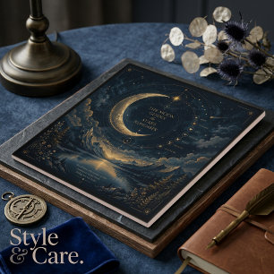 The Moon Guides Celestial Moon & Stars Art Tile