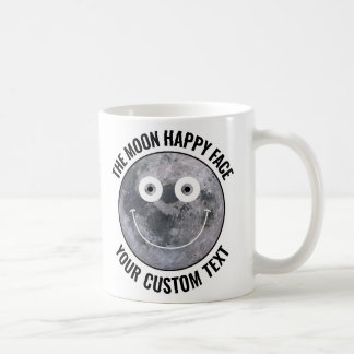The Moon Happy Face Personalized Custom Mug