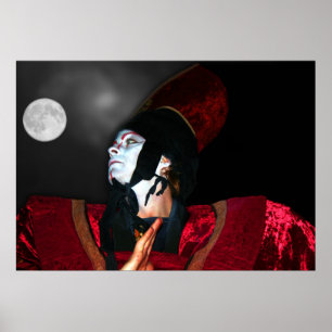 The moon is at her full, and riding high.... poster