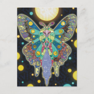 The Moon Moth Spirit Postcard