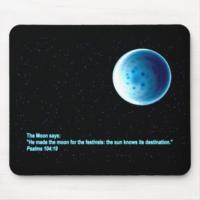 The Moon Mouse Mat (Front)