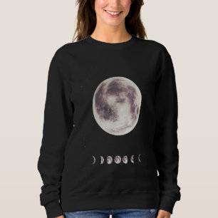 The Moon Phases Space Lunar Design Sweatshirt