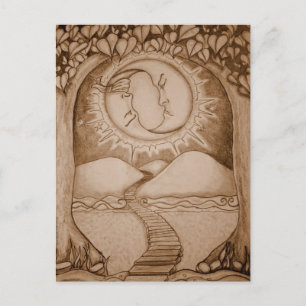 The Moon Postcard