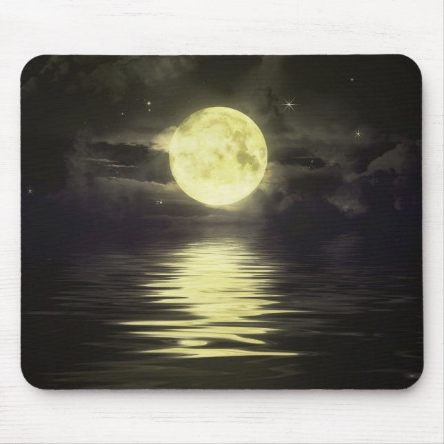 The Moon reflecting on the Water Mouse Mat (Front)