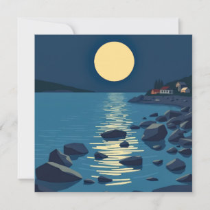 the moon reflecting upon the sea