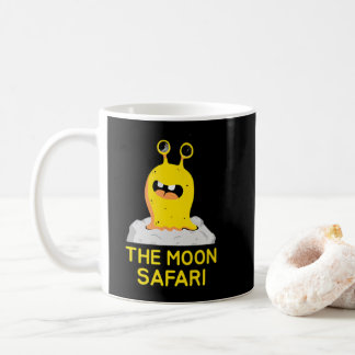 The Moon Safari Cute Alien Cartoon Space Coffee Mug