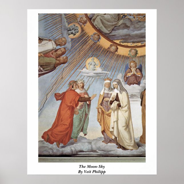 The Moon-Sky By Veit Philipp Poster (Front)