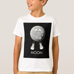The Moon & Stars in Space T-Shirt