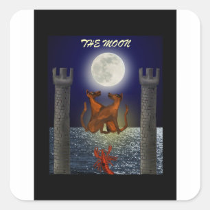 The Moon - Sticker