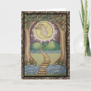 The Moon Tarot Card