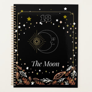 The Moon tarot card art, Celestial  Planner
