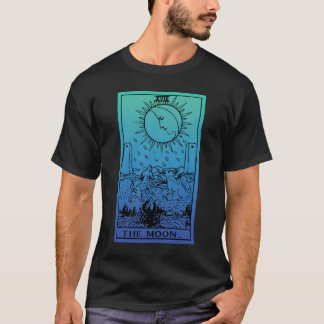 The Moon Tarot Card Gradient T-Shirt