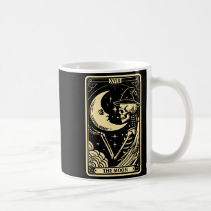 The Moon Tarot Card Halloween Skeleton Witch Men W Coffee Mug