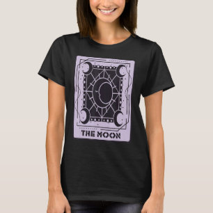 The Moon Tarot Card Mystical Cards  Occult Magic T-Shirt