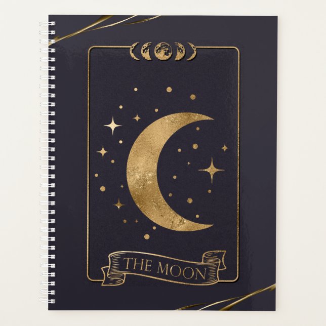 The Moon Tarot Card  Planner (Front)