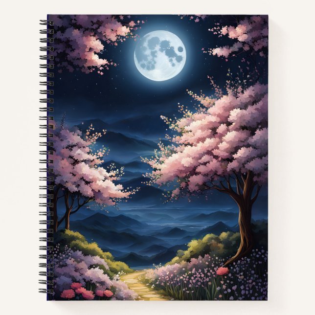 The Moonlight in Bloom Notebook (Front)