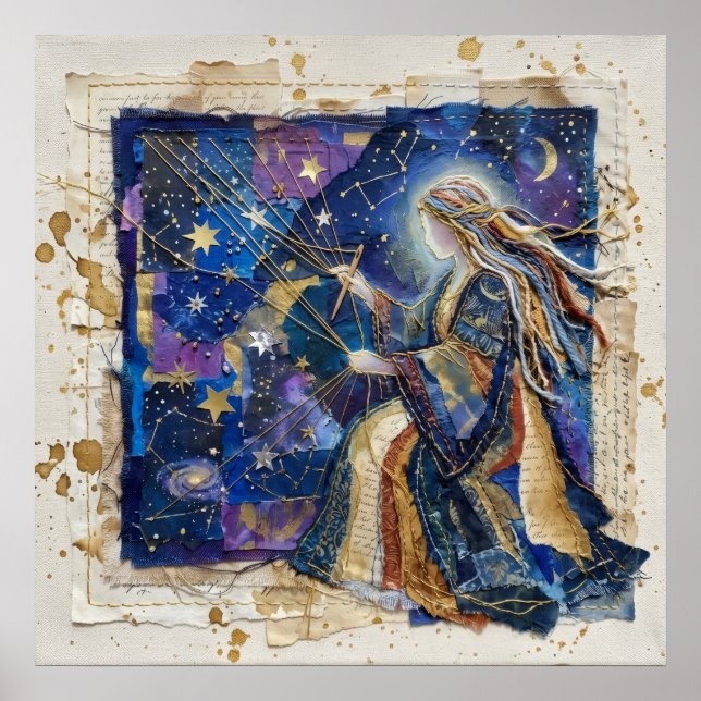 The Moonlit Keeper of the Threshold Wall Art (Front)