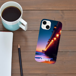 The Moonlit Pier Personalised Case-Mate iPhone 14 Case