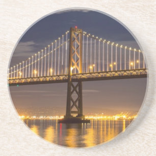 The moonrise tonight over the Bay Bridge Coaster
