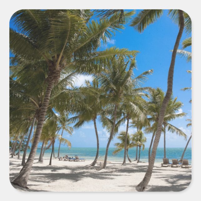 The Moorings Resort, Marathon, Key West, 2 Square Sticker (Front)